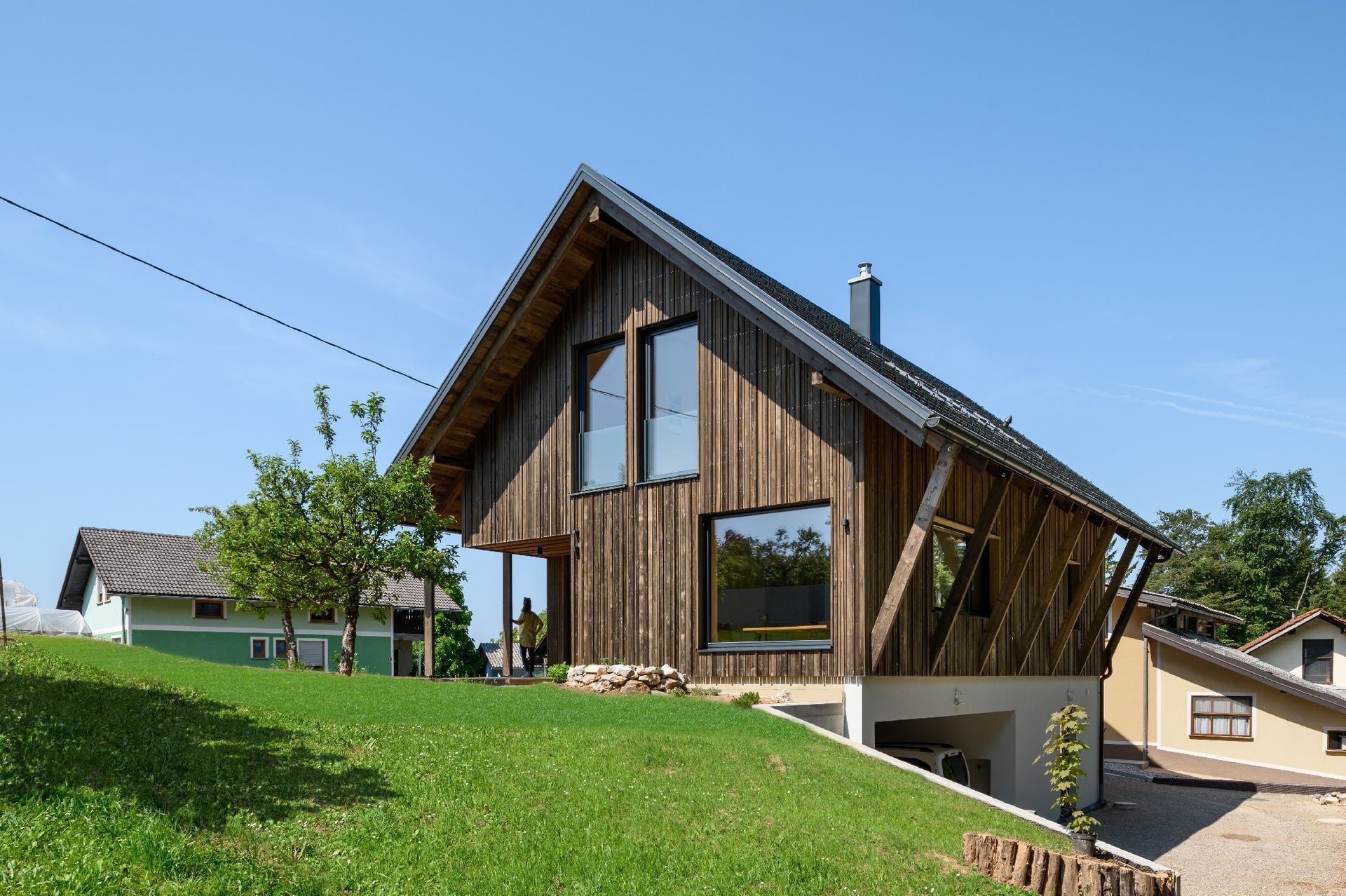 infissi in legno per edifici in legno Ciro Garone Asti