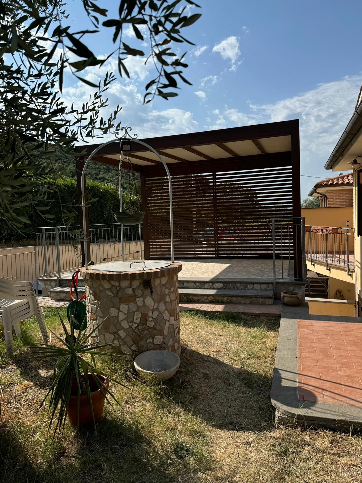 finiture di pregio per pergola bioclimatica Ciro Garone Asti