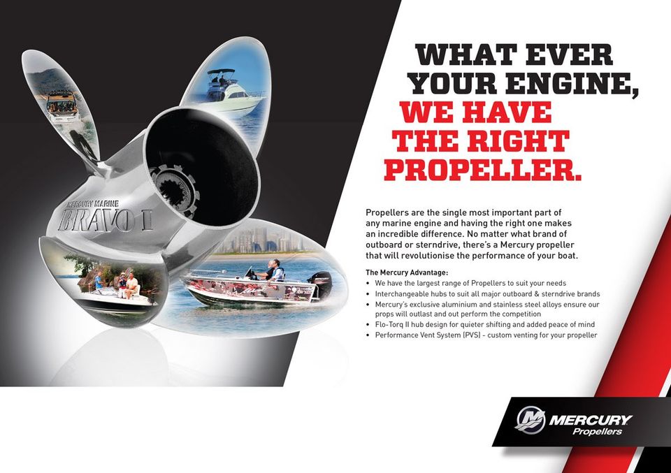 Mercury Propeller Ad — Marine in Yeppoon, QLD