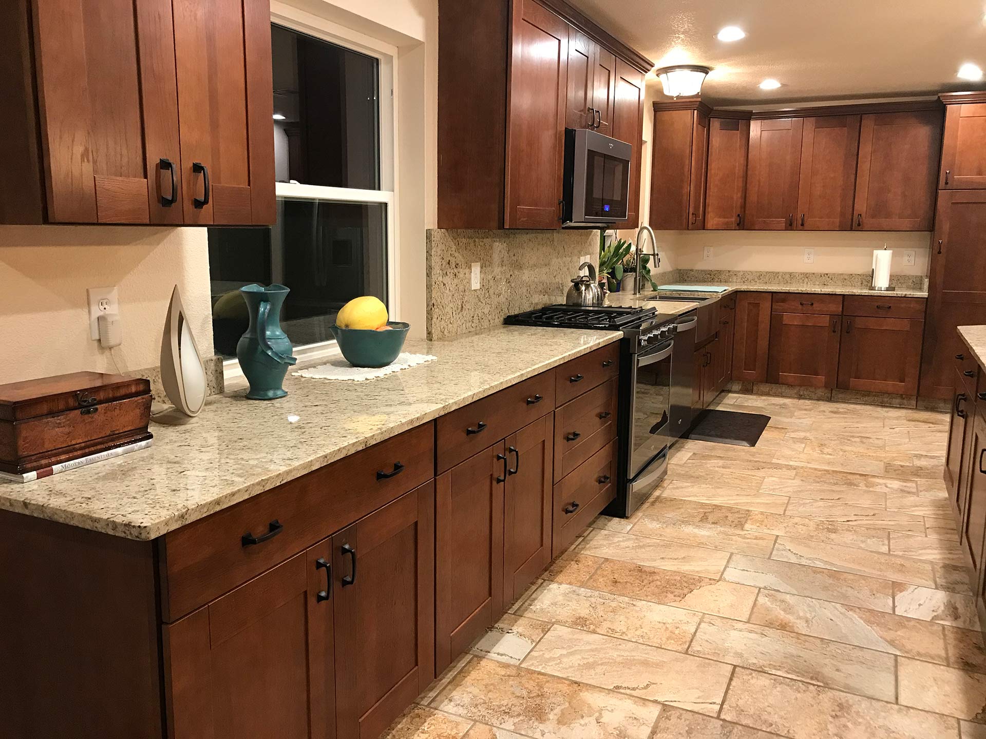 Beautiful Kitchen with Wooden Cabinets — Las Cruces, NM — Antix