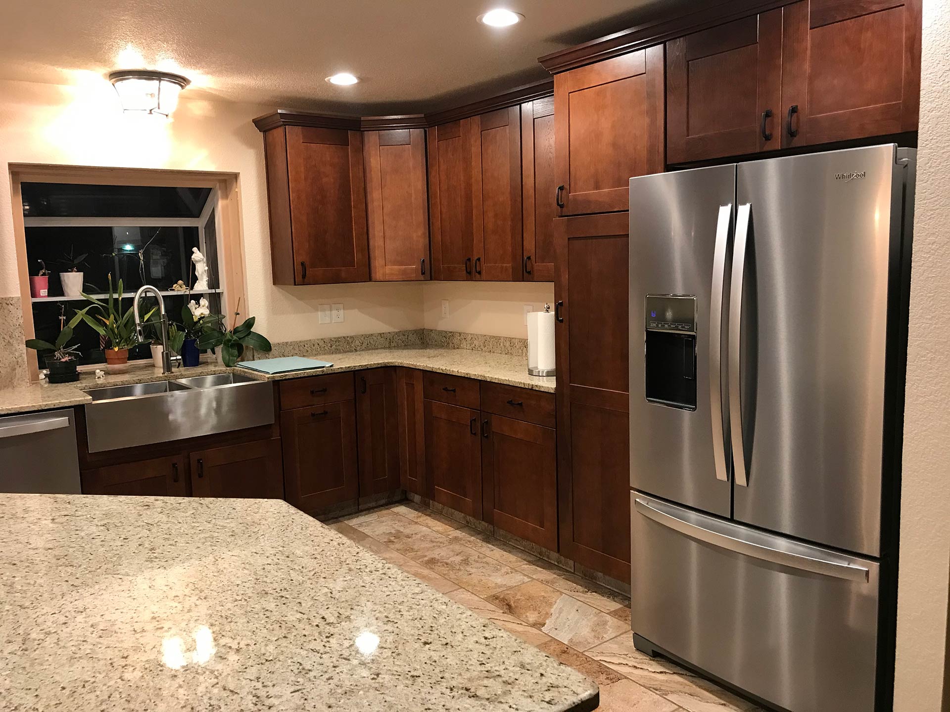 Kitchen with Wooden Cabinets — Las Cruces, NM — Antix