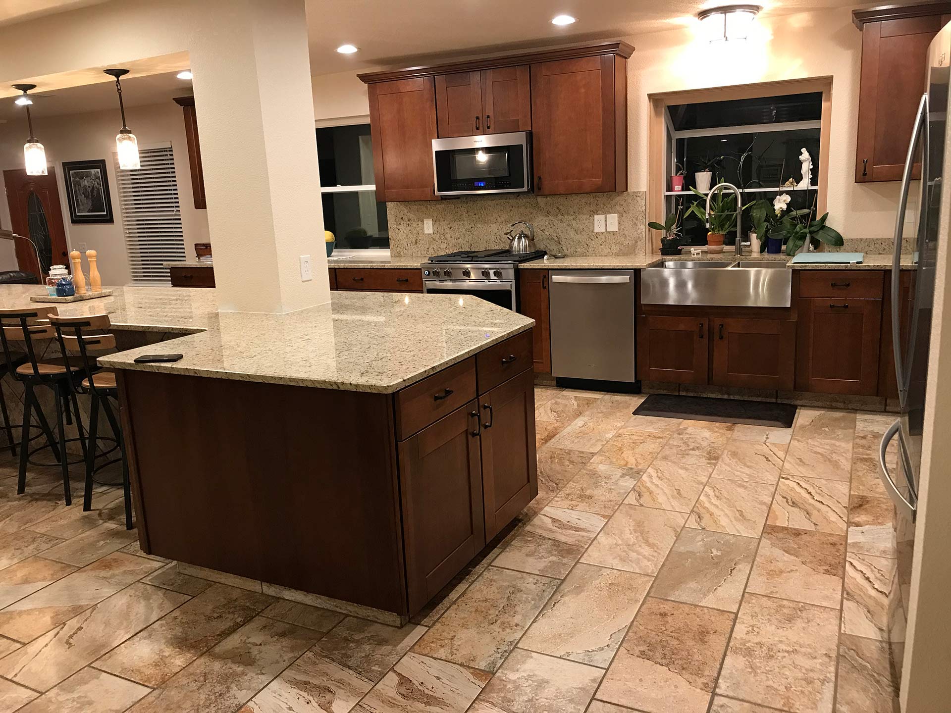 Kitchen with Marble Countertops — Las Cruces, NM — Antix