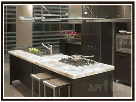 Countertops — Black Kitchen Design With Countertops in Las Cruces, NM
