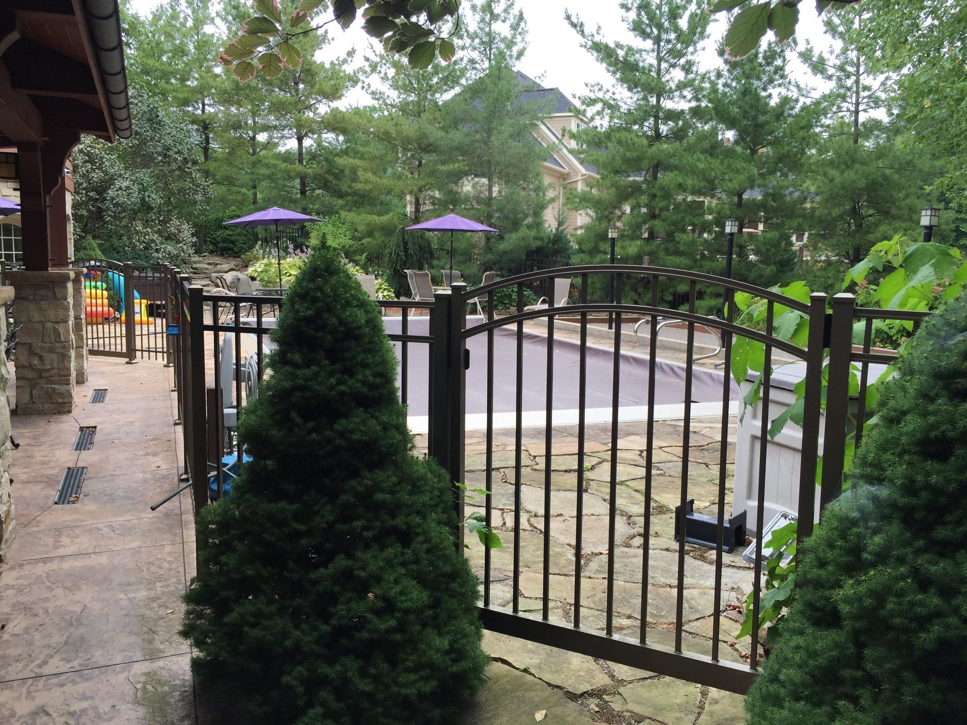 Pool Fence with Gate — Mentor, OH — Shannon Fence