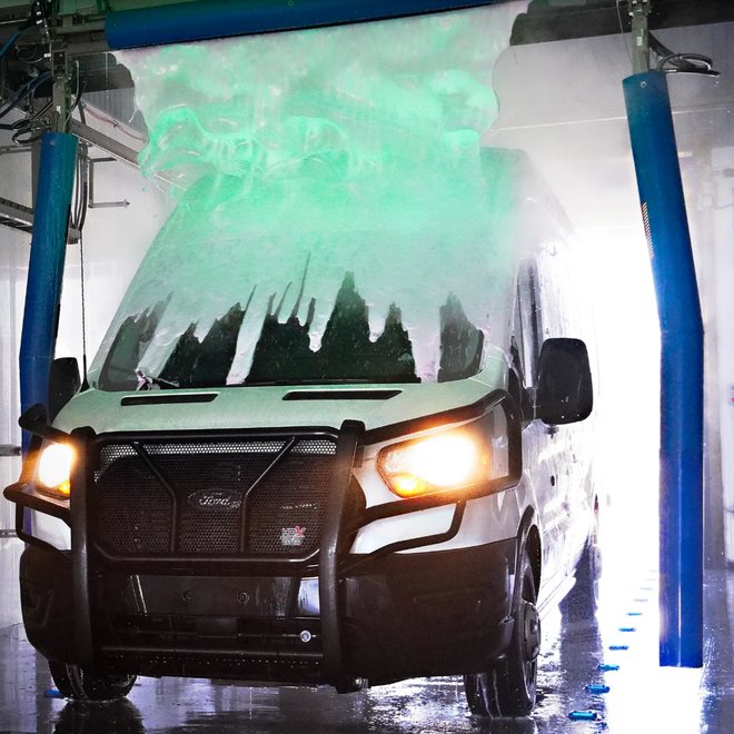 Pink sudsy car - self serve car wash and inbay automatic carwash equipment