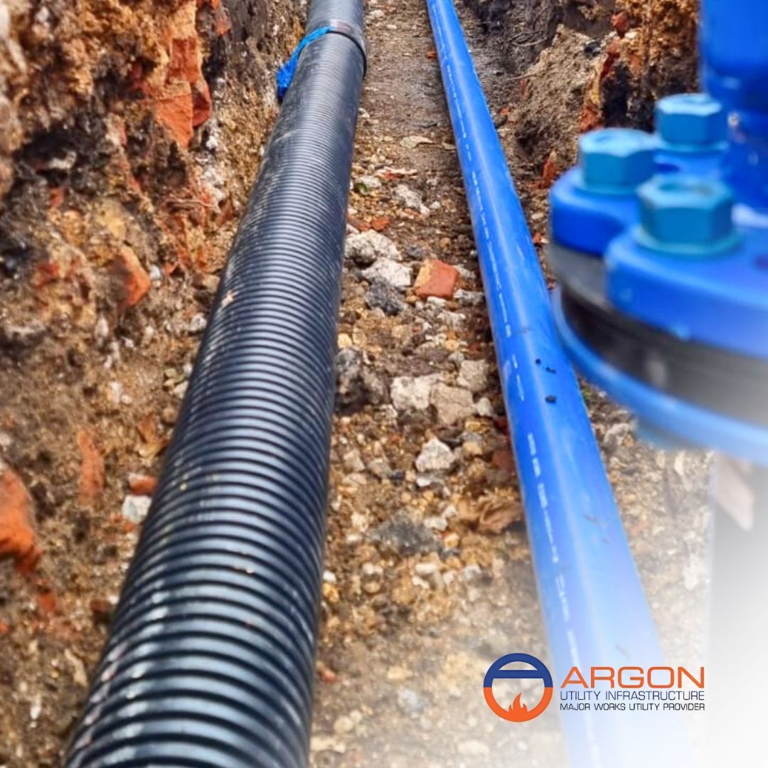 Utility infrastructure work being carried out in Northampton