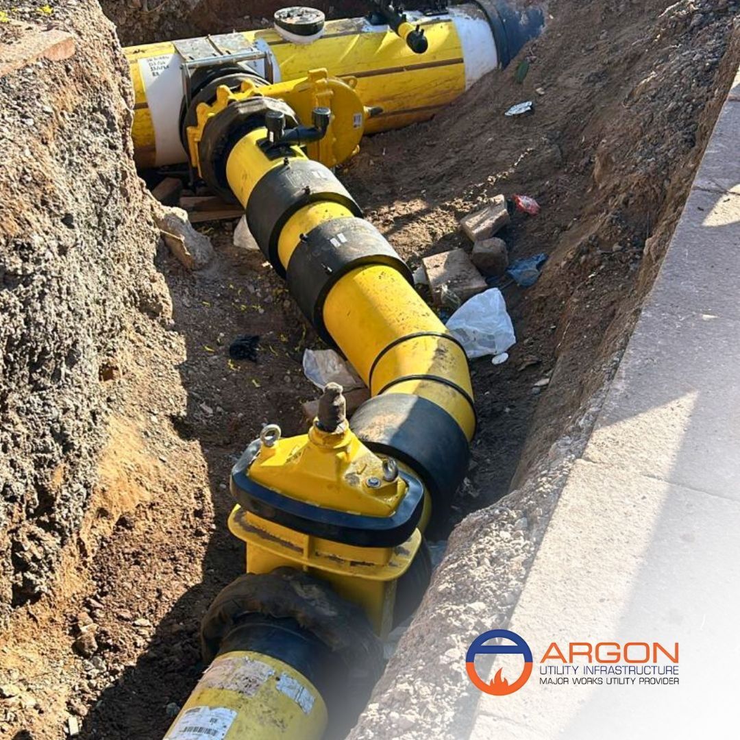 Utility infrastructure work being carried out in Northampton