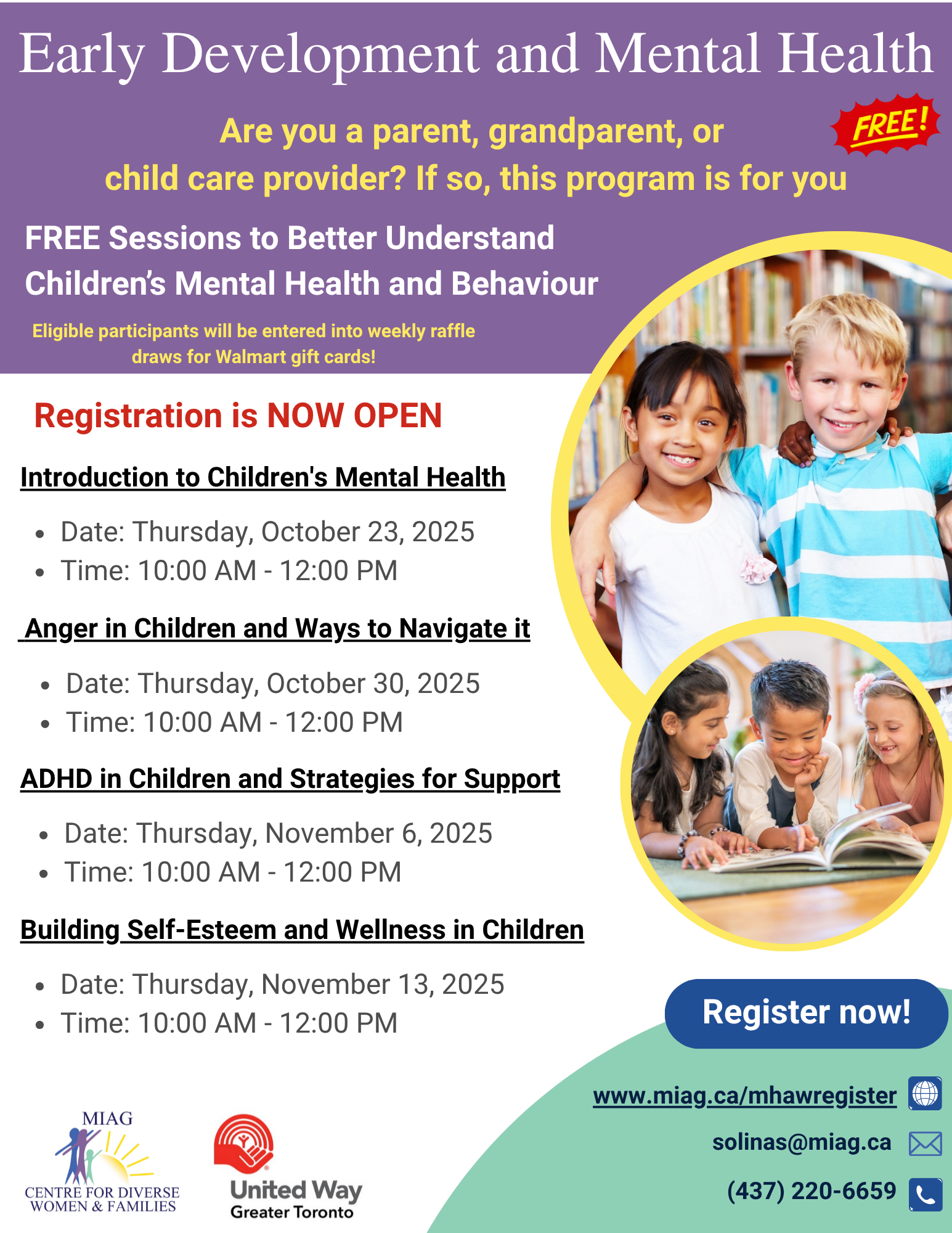 Free Healthy Parenting Workshops for Women in Arabic