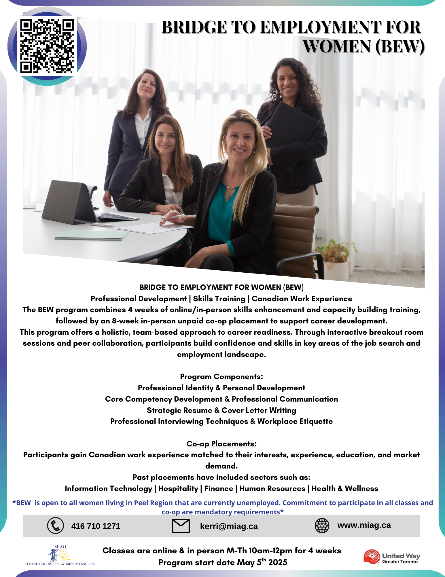 A group of women are standing around a table in an office.