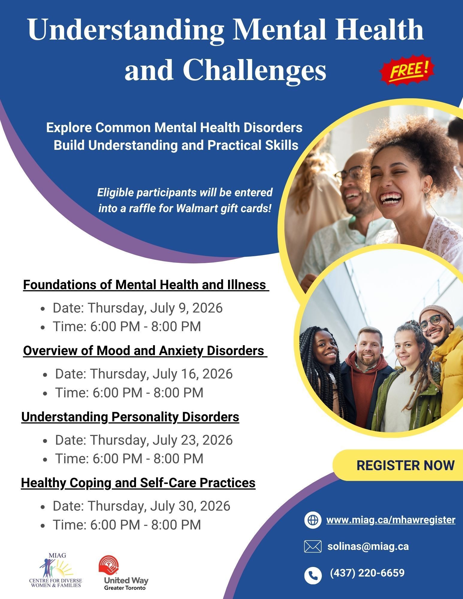 A flyer for a seminar on Youth Mental Health and Substance Use