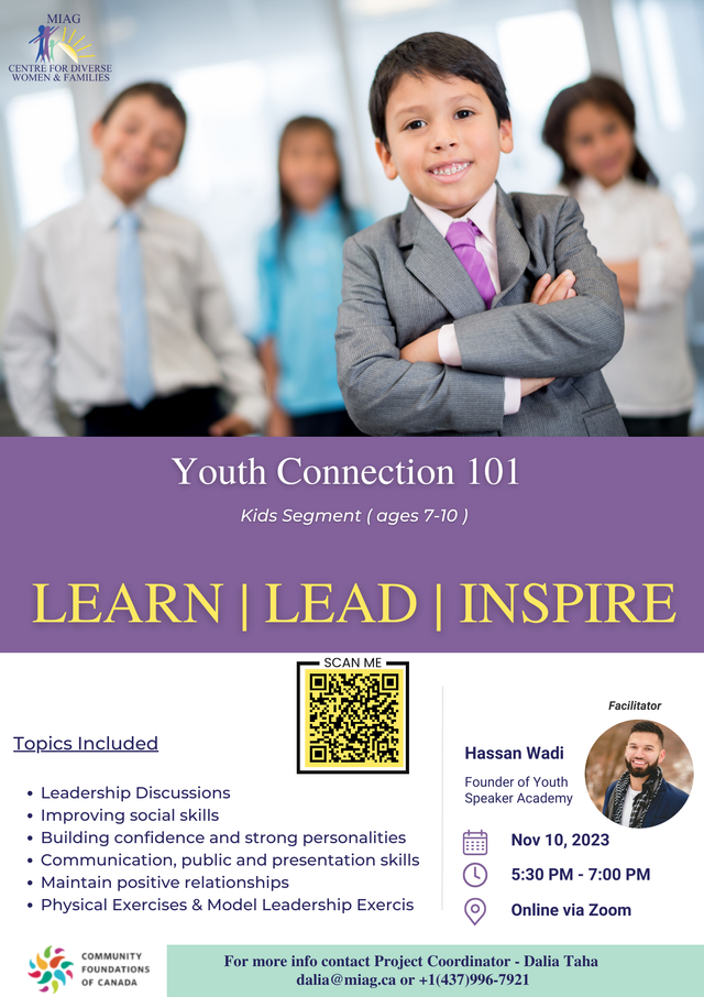 Youth Connection 101  Kids & Youth Leadership Training