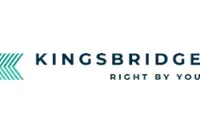 The logo for kingsbridge right by you is shown on a white background.