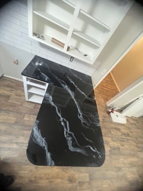 Great alternative to natural stone and food safe.