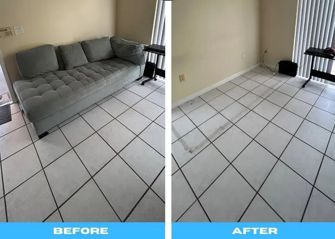 Comparison of a living room 