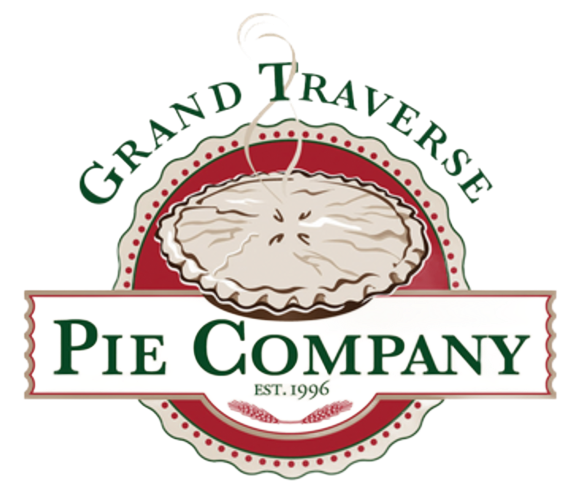 A logo for mercantile bank with a gold triangle on a white background