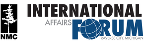 The logo for the International Affairs Forum at Northwestern Michigan College