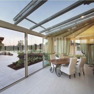 veranda di alluminio