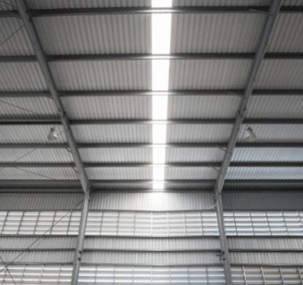 warehouse metal roofing
