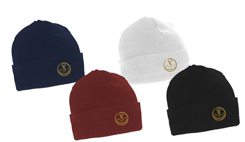 Trasformational Tool, blessed hat Beanie with Source Calligraphy