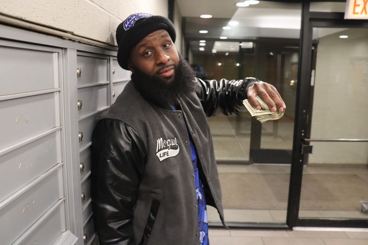 Black Jacket With Mogul Logo