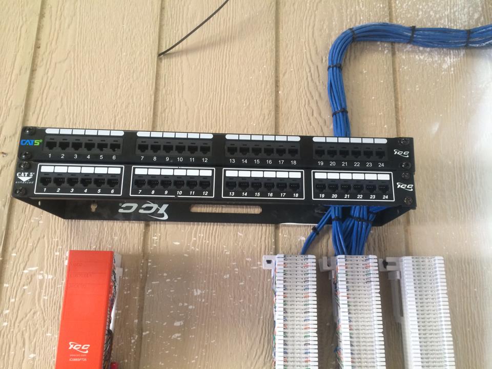 Photos of LAN Wiring — West Monroe, LA — DSC Security & Communications LLC