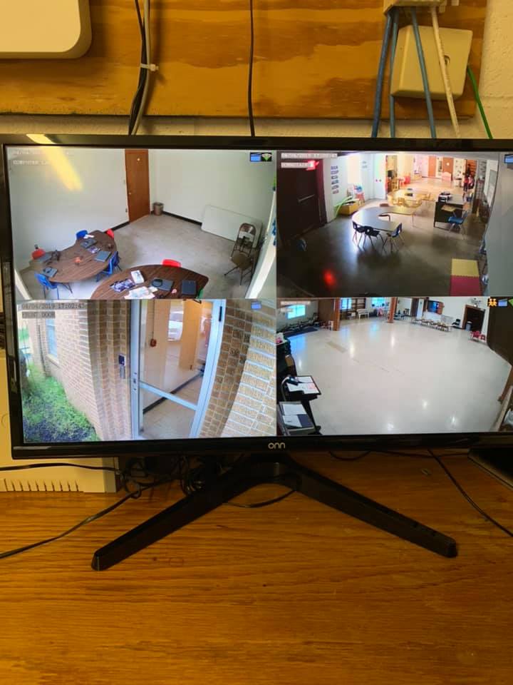 Monitor View of CCTV Footage — West Monroe, LA — DSC Security & Communications LLC