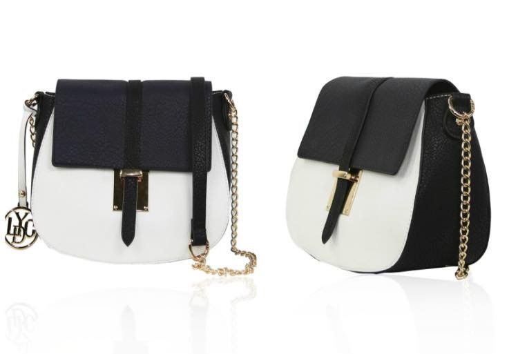 black and white bags