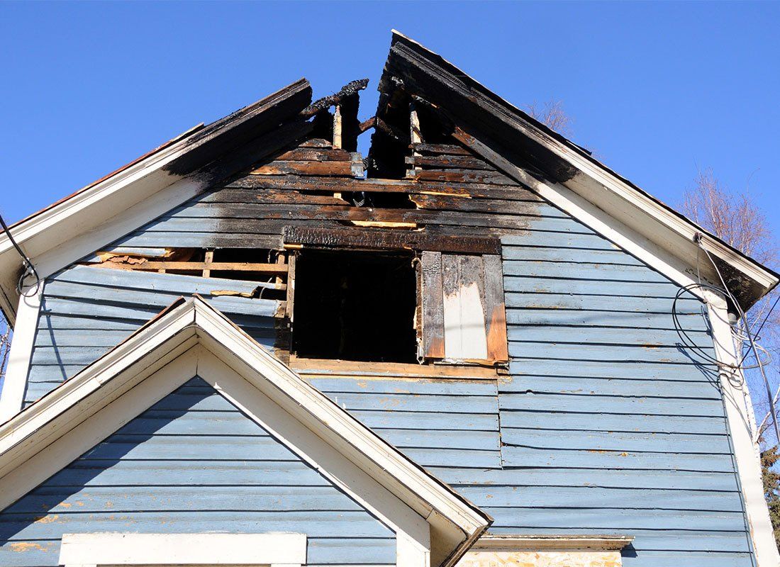 House with fire damage — Billings, MT — Big Sky Disaster Restoration
