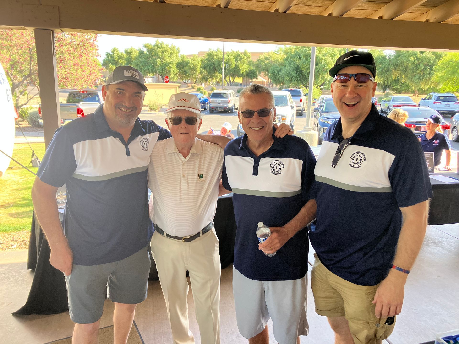 John Kaiser, Burt Kinerk, Tim Kish, John WIlfert NFFSAC golf