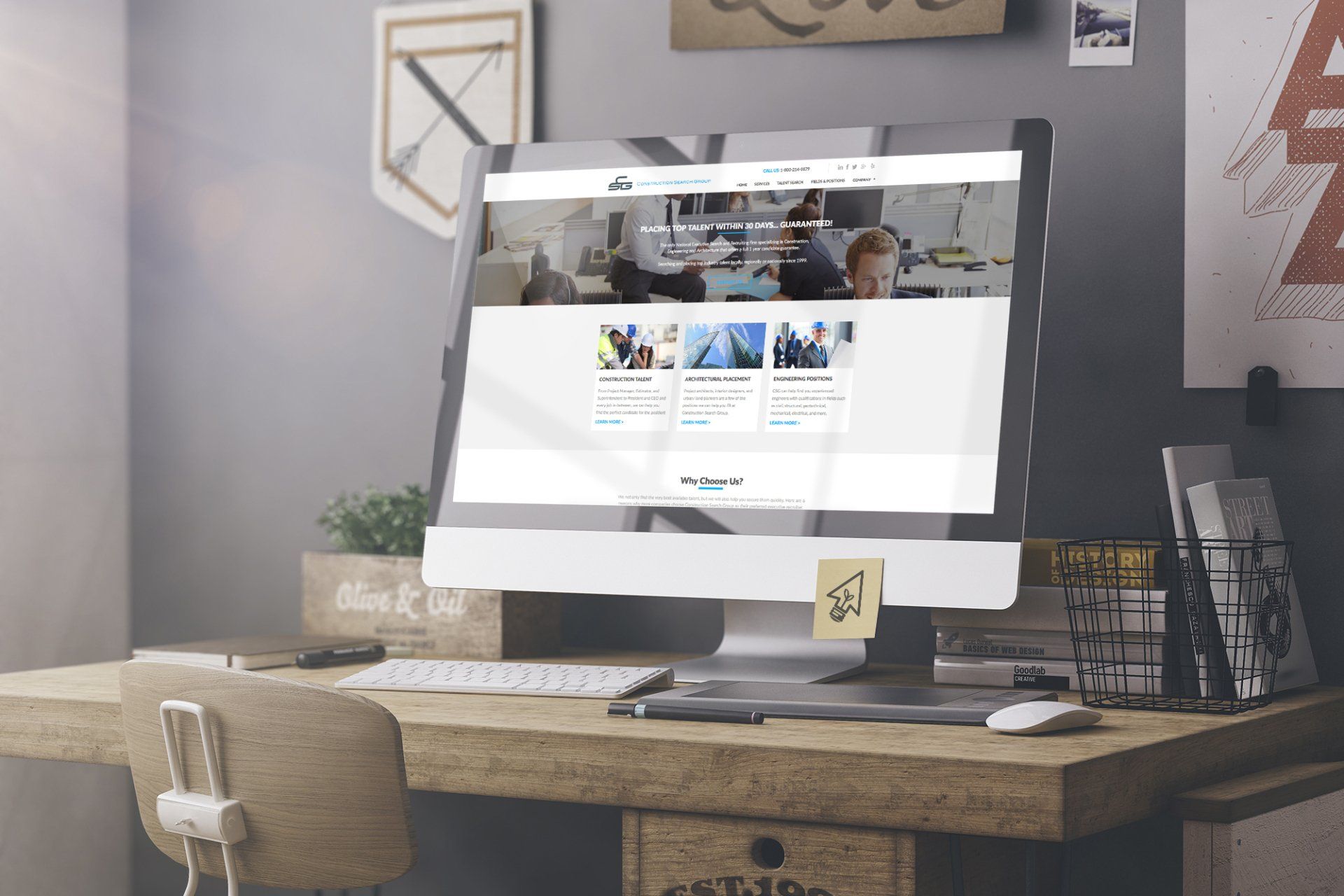 a computer is sitting on a desk with a sticky note on it that says $ 4