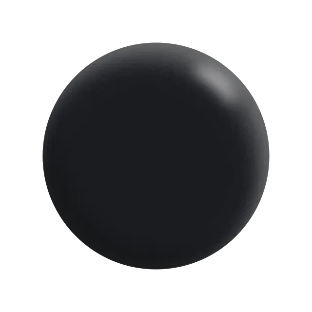 A black circle is on a white background.