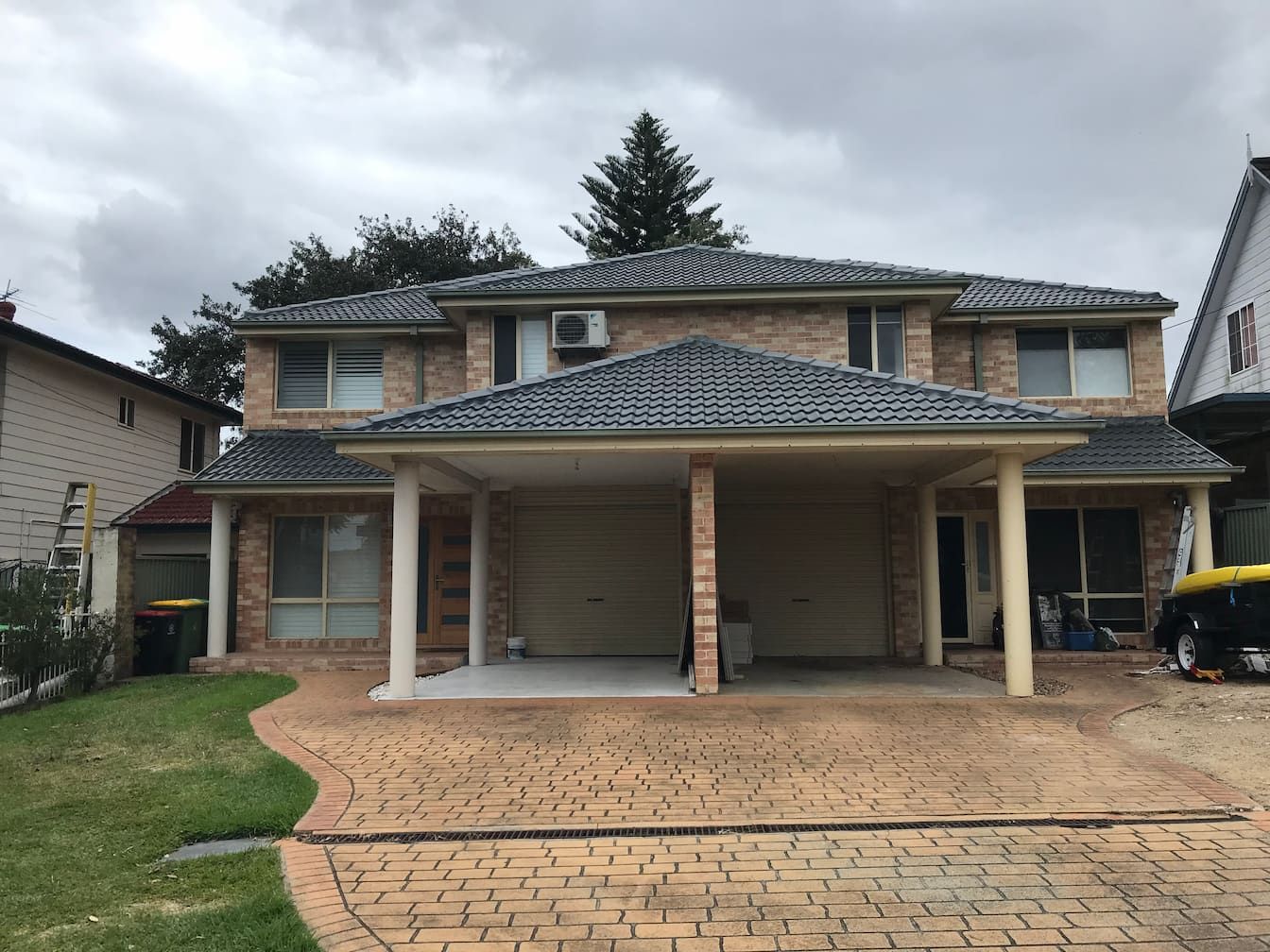 An after image of a roof restoration in Campbelltown