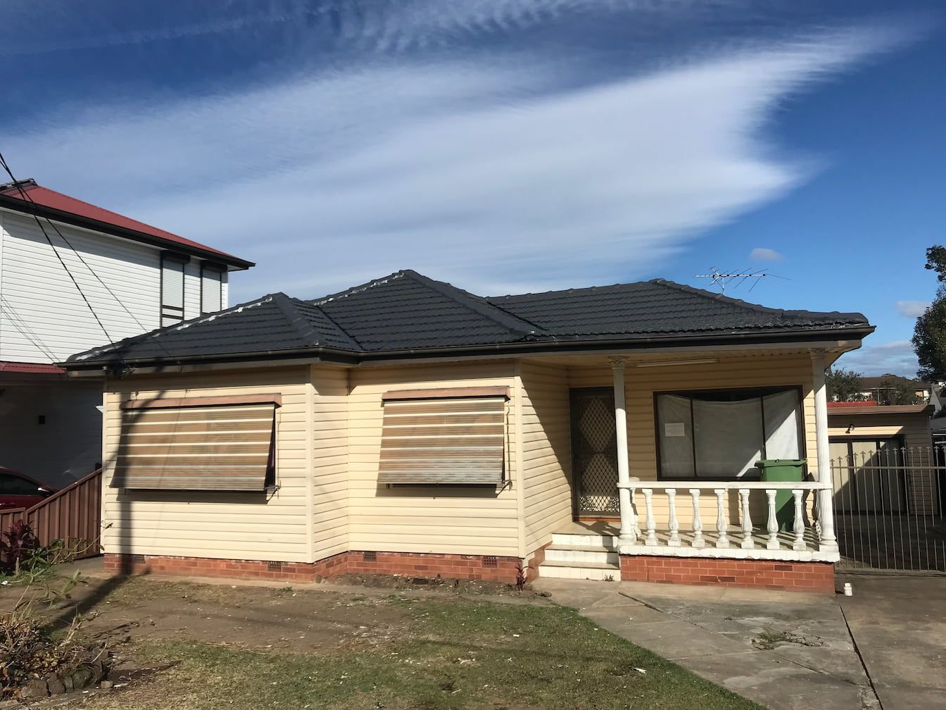 A roof recently painted in Blacktown