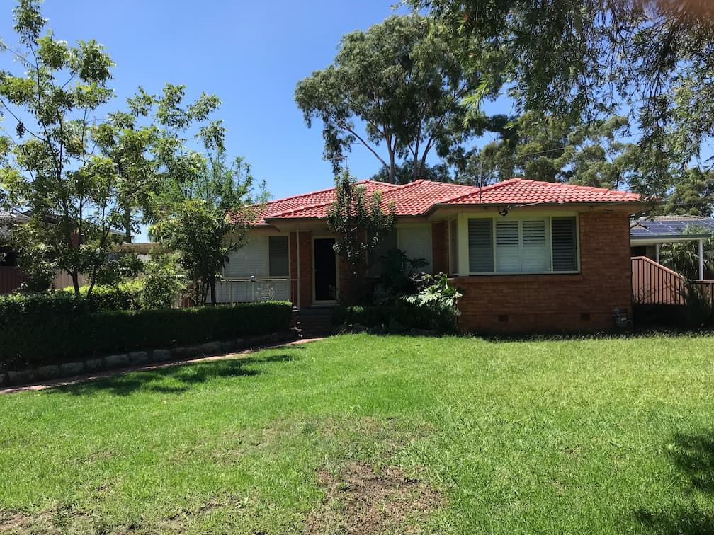 A roof that has been painted and restored in Penrith