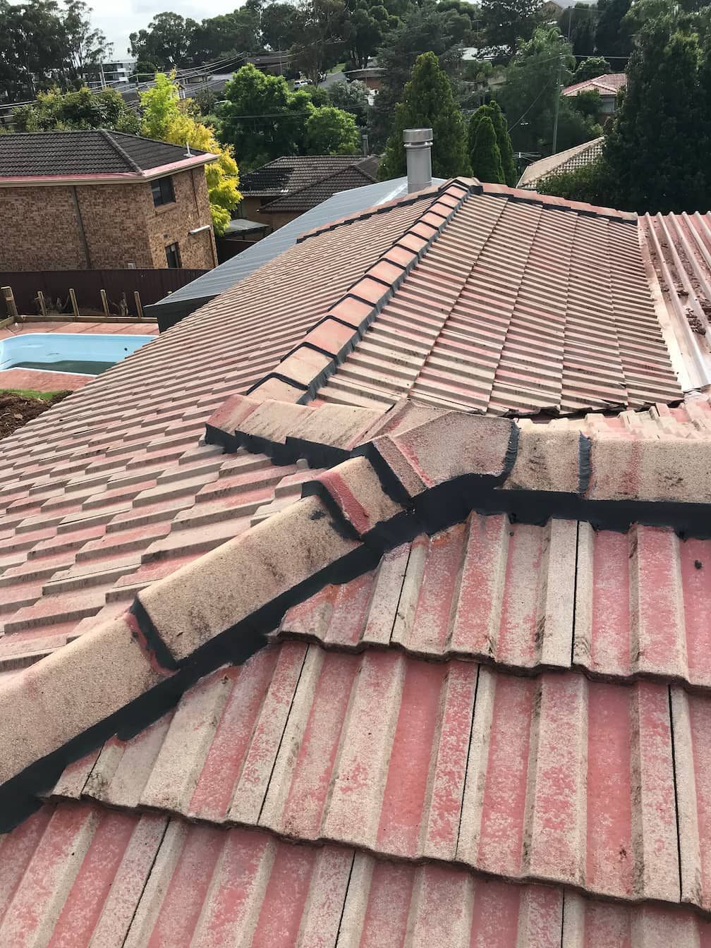 An after photo of a roof that was cleaned in Campbelltown