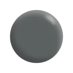 A close up of a gray circle on a white background