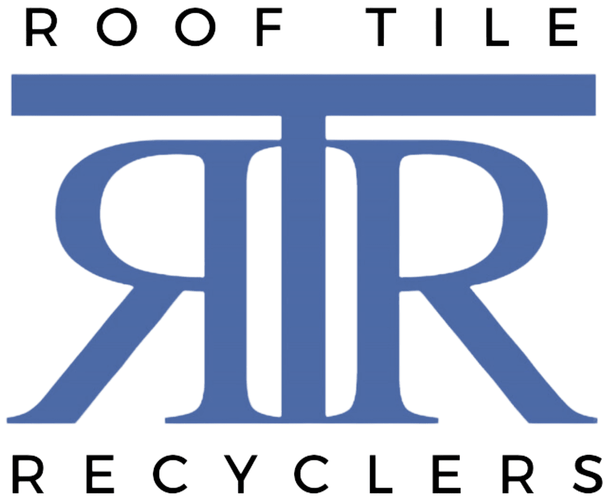 Logo for Roof Tile Recyclers: blue