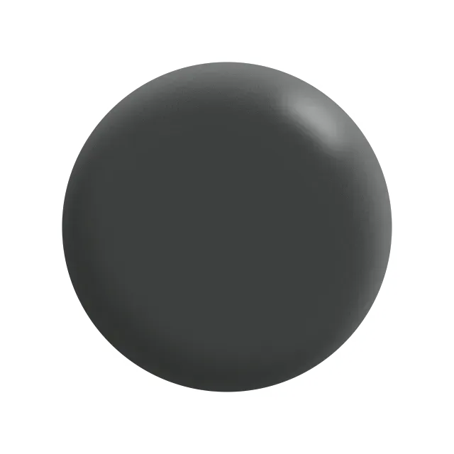 A black circle is on a white background.