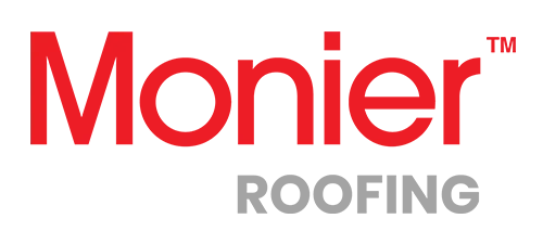 The Monier Roofing logo, featuring the red text