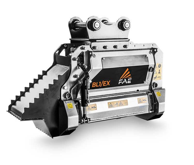 5.5T excavator FAE BL1-EX-75 forestry mulcher attachment