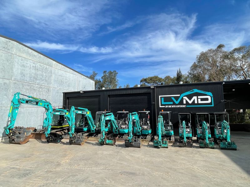 Dry excavator hire Newcastle & Hunter Valley