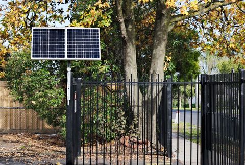 Gate With Solar Panel  — Automatic Gates In Brendale,QLD