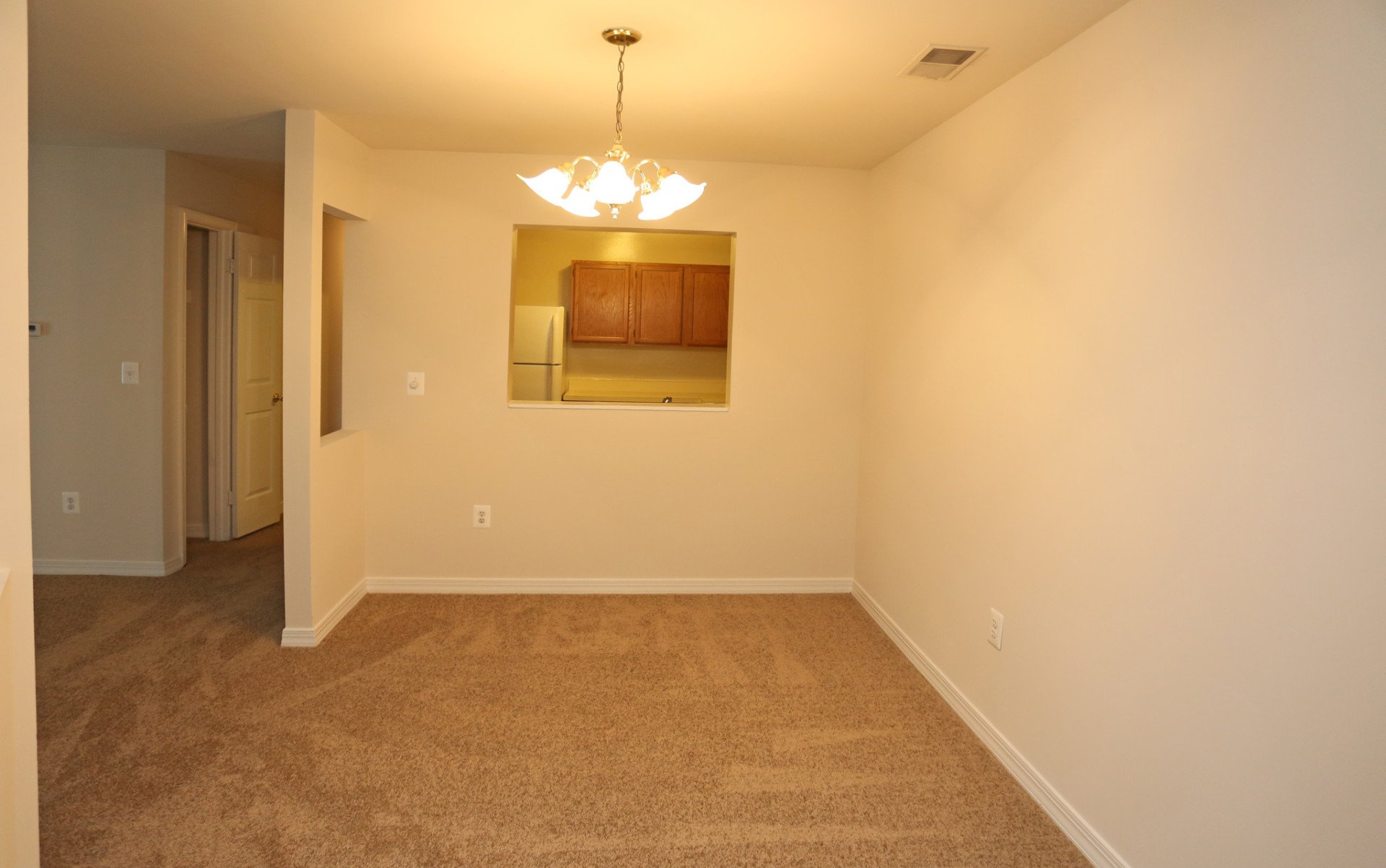 Dining Room with View to Kitchen