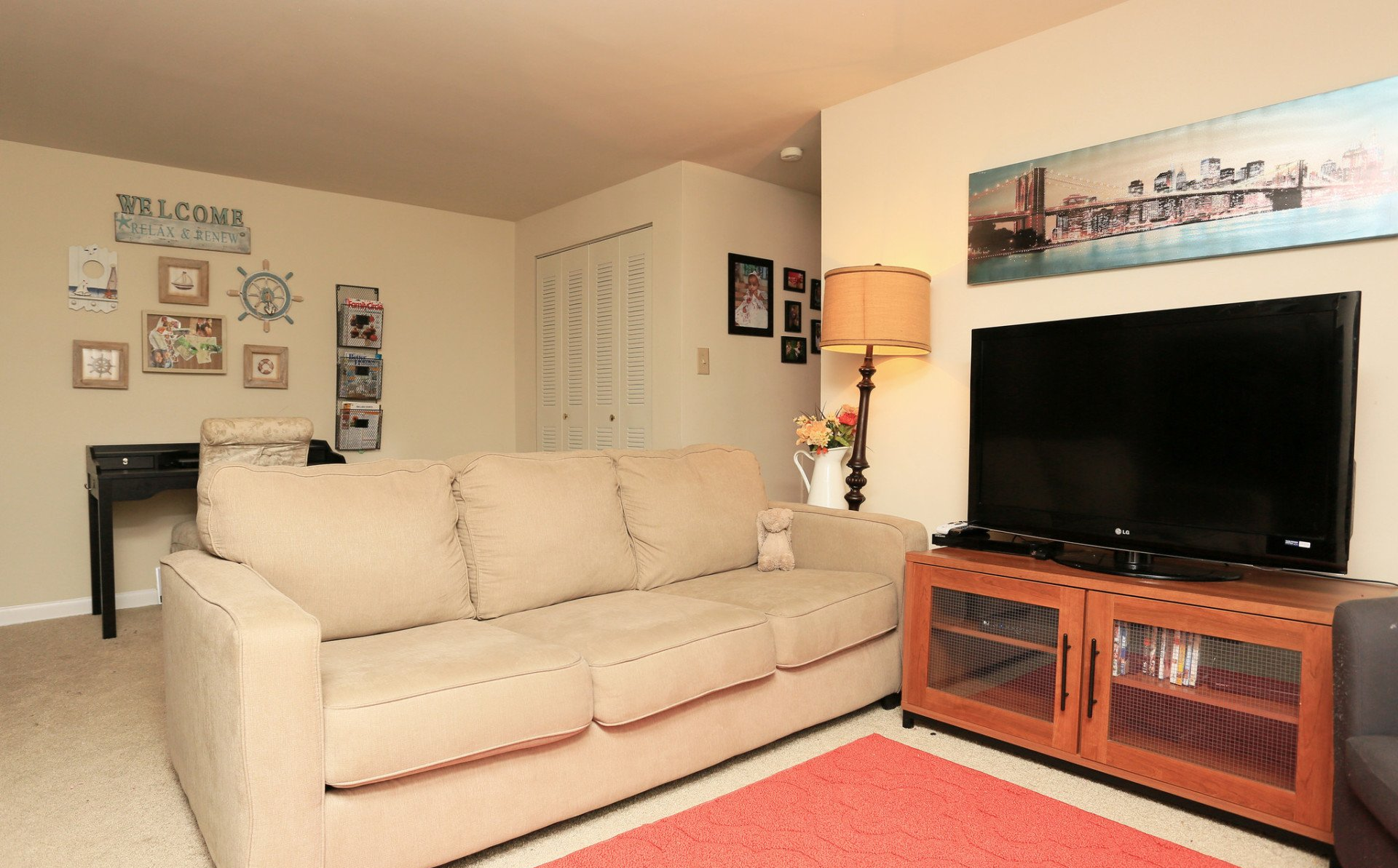 living room with couch