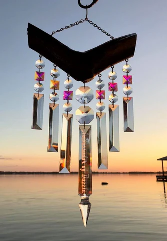 wind chime is hanging