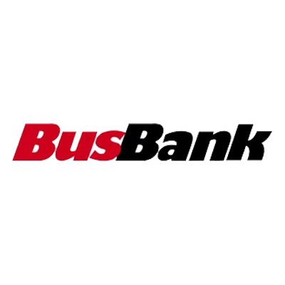 BusBank logo in red and black text on a white background