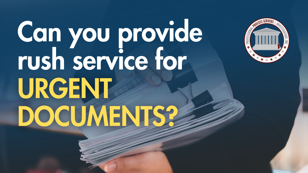 Can you provide rush service for urgent documents? | Professional ...