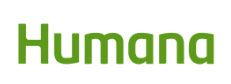 The humana logo is green and white on a white background.