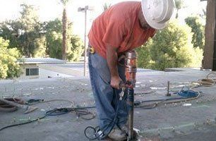 Core Drilling on the Cement — Desert Hot Springs, CA — Spartan Concrete