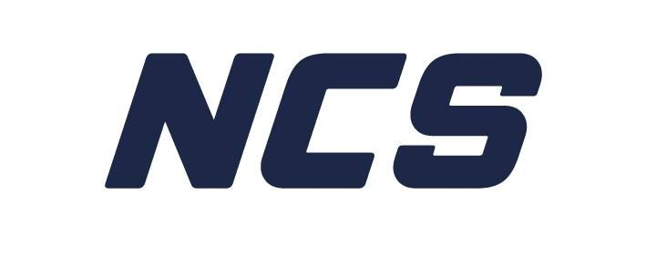 NCS logo in dark blue, bold, sans-serif font on a white background.